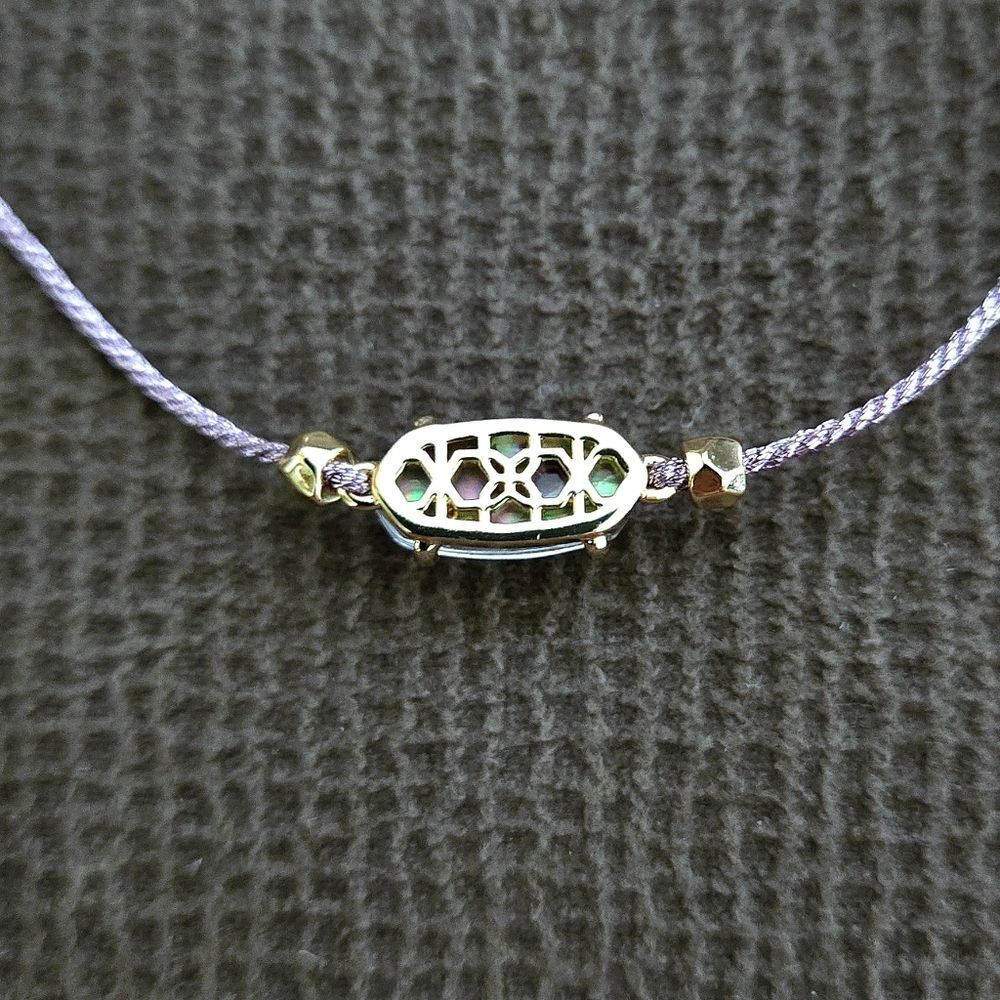 Kendra Scott "Everlyne" Friendship👭 Bracelet In Lilac💜 Abalone - NWT - Picture 9 of 16